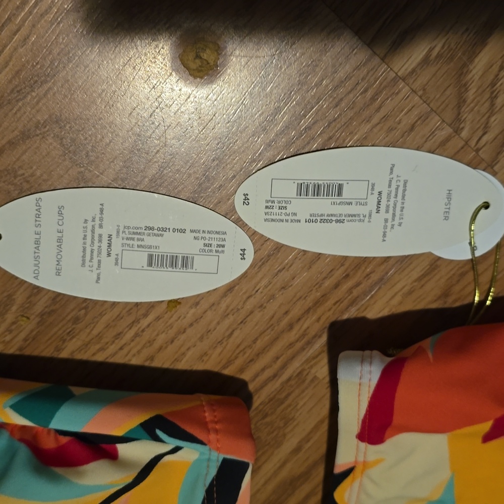 Multicolor Abstract Bikini Set - Picture 2 of 5